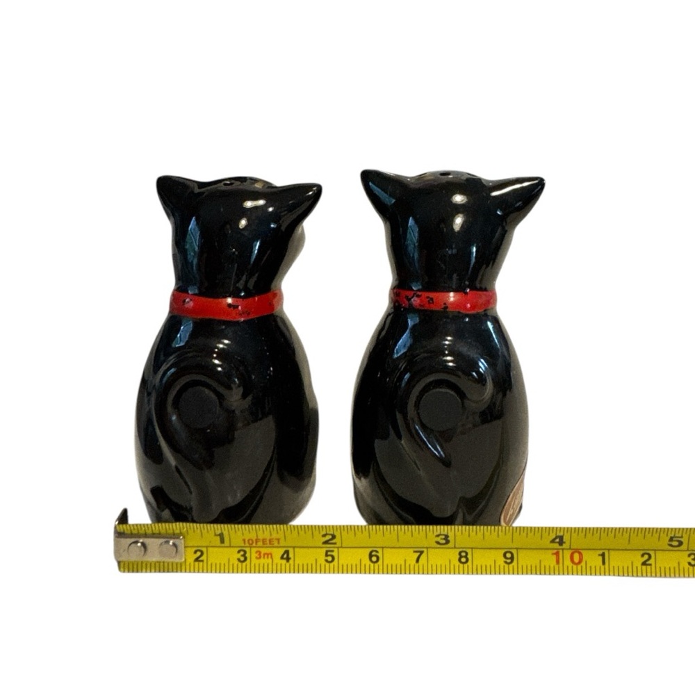 Vintage Lefton Ceramic Cat Salt & Pepper Shakers made in Japan - Picture 8 of 8